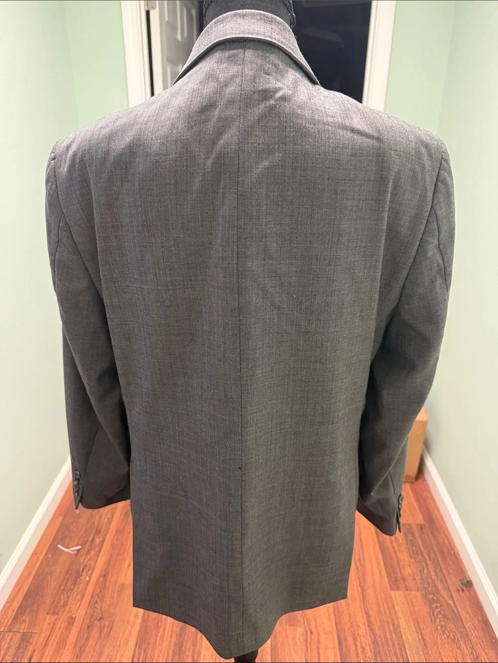 Joseph Abboud Gray Two-Button Notch Lapel Sport Coat